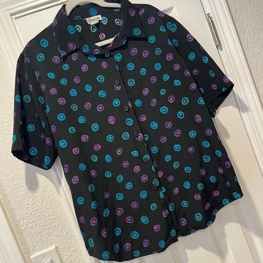 Men’s vintage Justin Jones shirt. Size 18, or large.